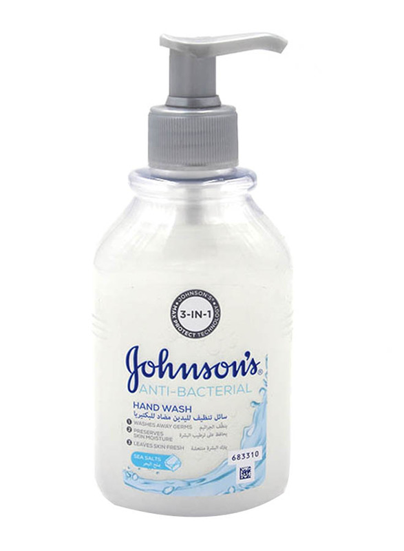 Johnson's Anti-Bacterial Sea Salts Hand Wash, 300ml