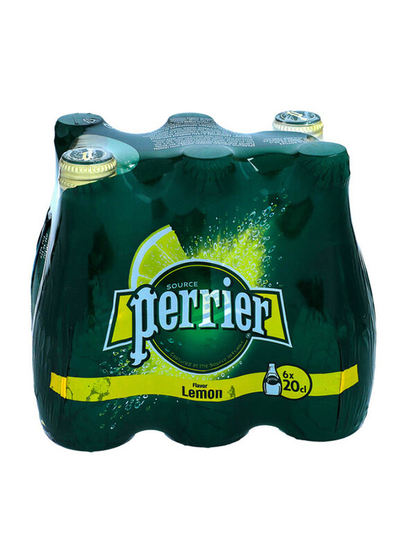 

Perrier Lemon Sparkling Natural Mineral Water, 6 Bottles x 200ml