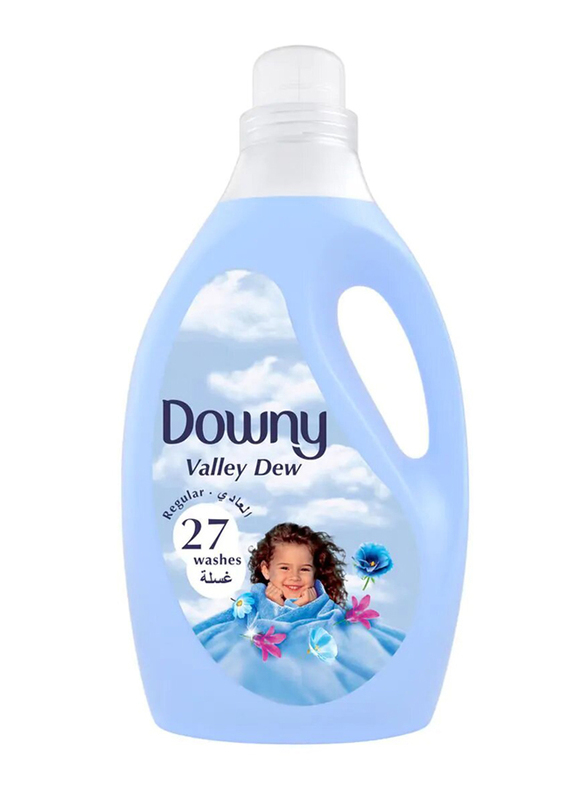 Downy Valley Dew Scent Regular Fabric Softener, 3 Liters