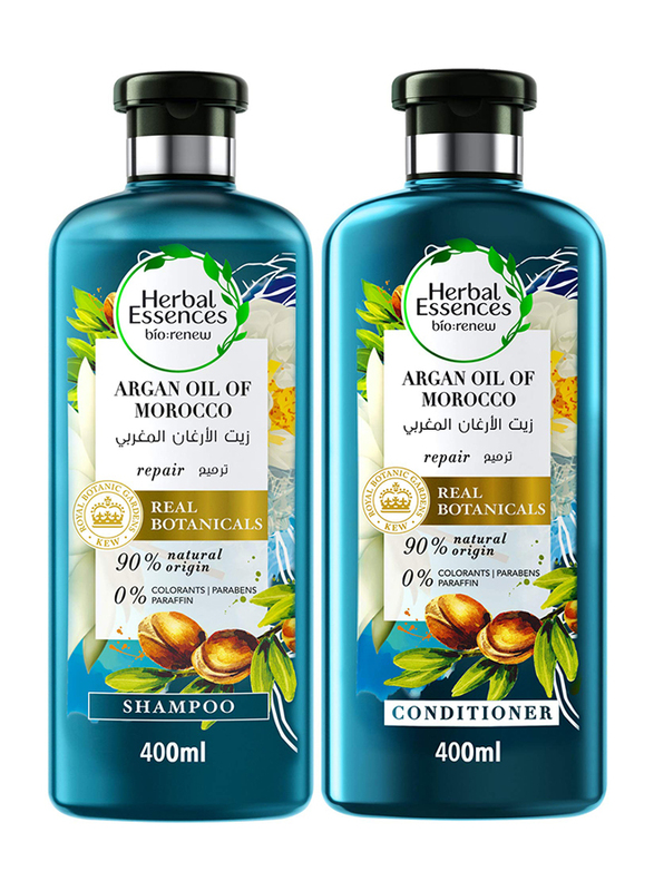 Herbal Essences Bio:Renew Argan Oil of Morocco Shampoo & Conditioner for Dry Hair, 2 x 400ml