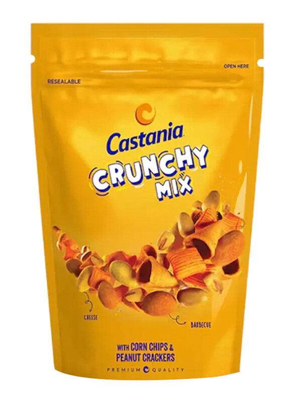 

Castania Crunchy Mix with Corn Chips & Peanut Crackers, 170g