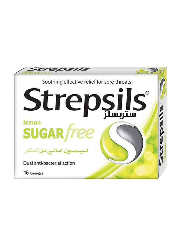 

Strepsils Lemon Sugar Free, 16 Lozenges