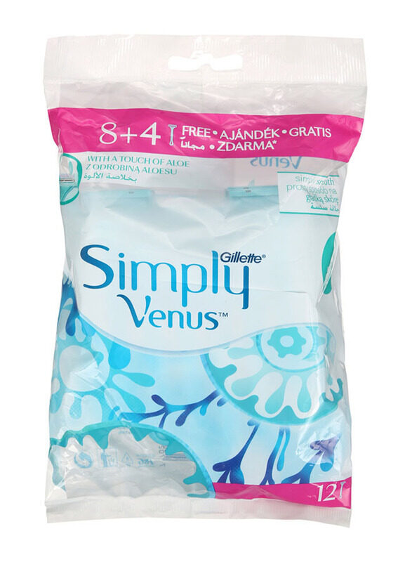 

Gillette Simply Venus 2 Blade Razors, 12 Pieces