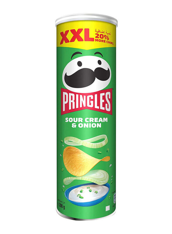 

Pringles Sour Cream & Onion Potato Chips, 200g