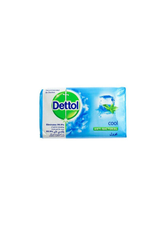 

Dettol Soap Hydra Cool Cucumber Bar Soap, Blue, 165gm