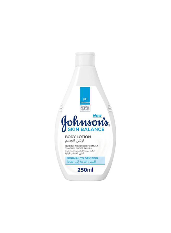 Johnson's Skin Balance Body Lotion for Normal to Dry Skin, 250ml