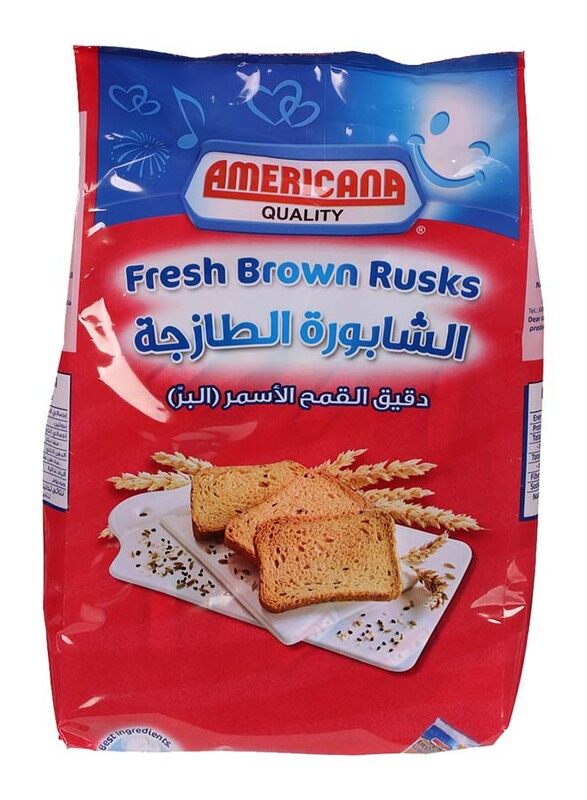 

Americana Fresh Brown Rusk, 375g