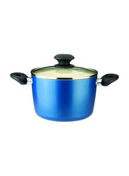 Tescoma 5.5 L Deep Ceramic Pot, Blue
