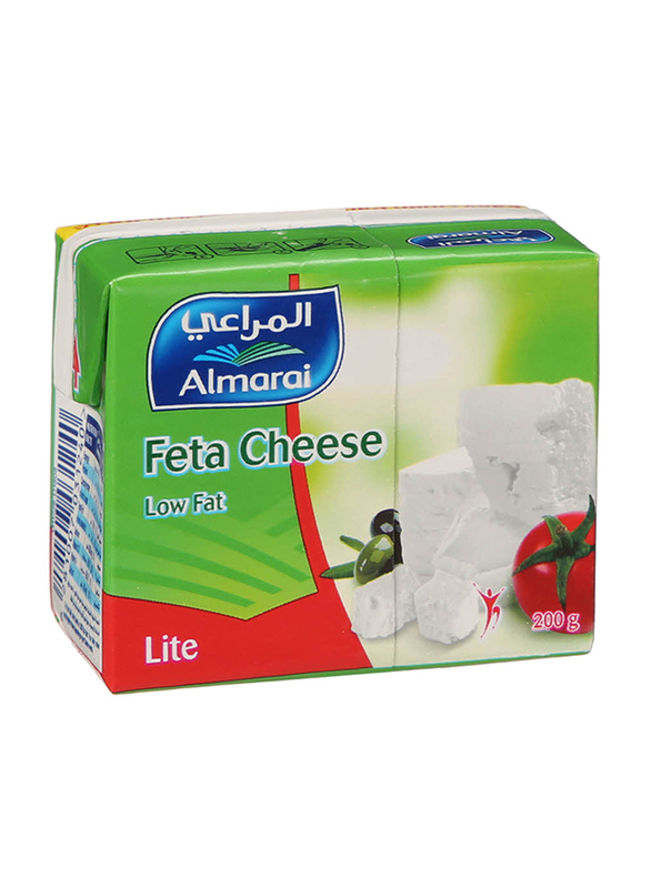 Al Marai Low Fat & Less Salt Feta Cheese, 200g