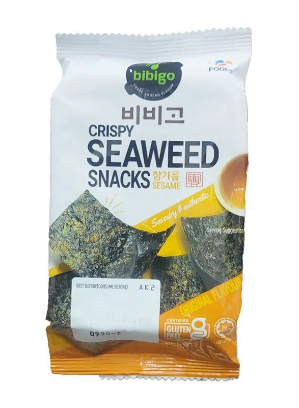 Bibigo Sesame Crispy Seaweed Snacks, 5g