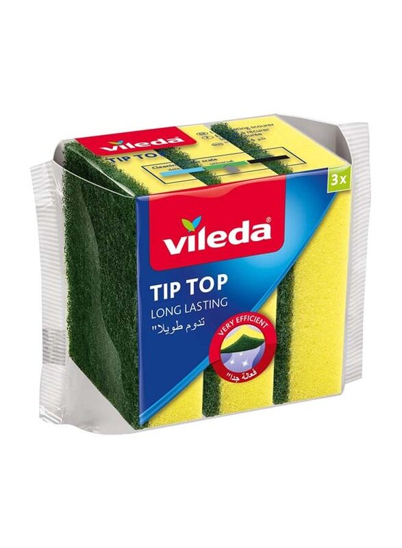 

Vileda Tip Top Dish Cleaning Sponges, 3 Piece