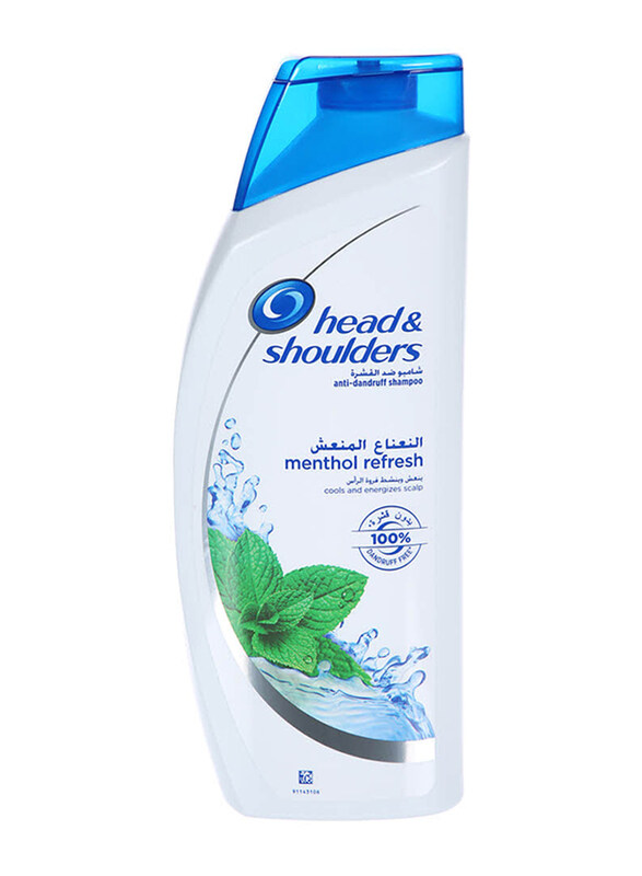 

Head & Shoulders Menthol Refresh Shampoo for All Hair Types, 600ml