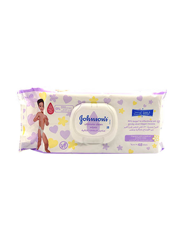 Johnson's Baby 48 Wipes Ultimate Clean Wipes for Babies