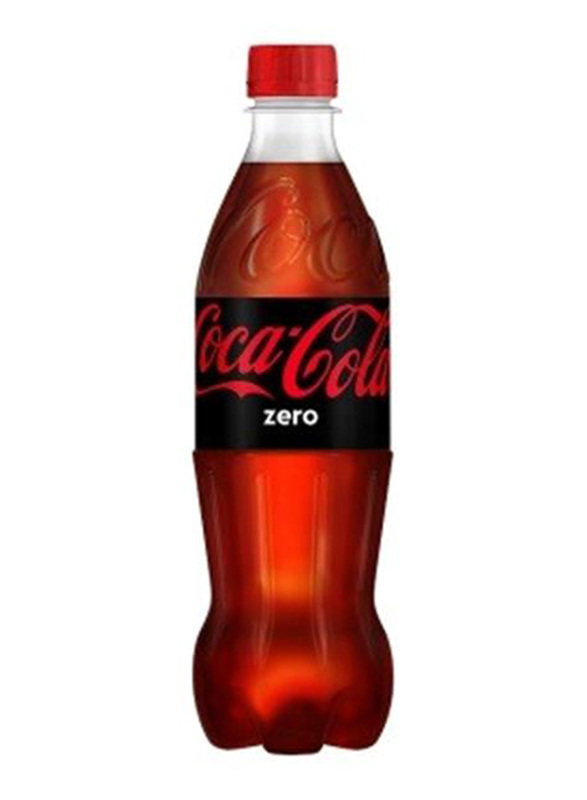 Coca Cola Zero Calories Carbonated Soft Drink Pet Bottle, 500ml