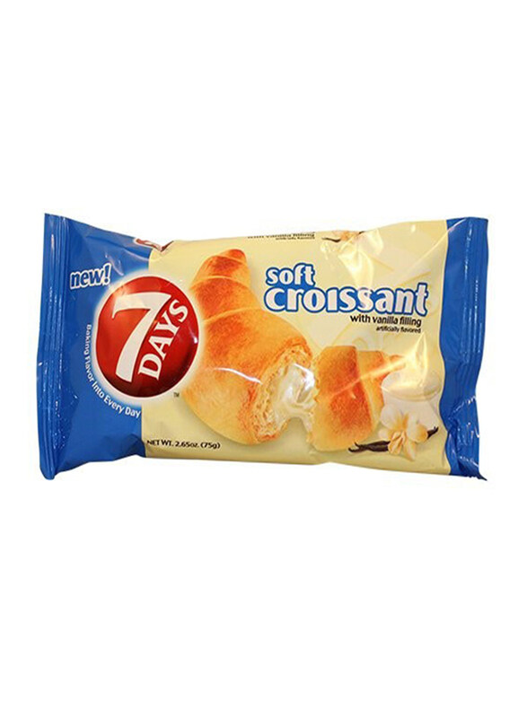 

7-Days Soft Croissant with Vanilla Filling, 55g