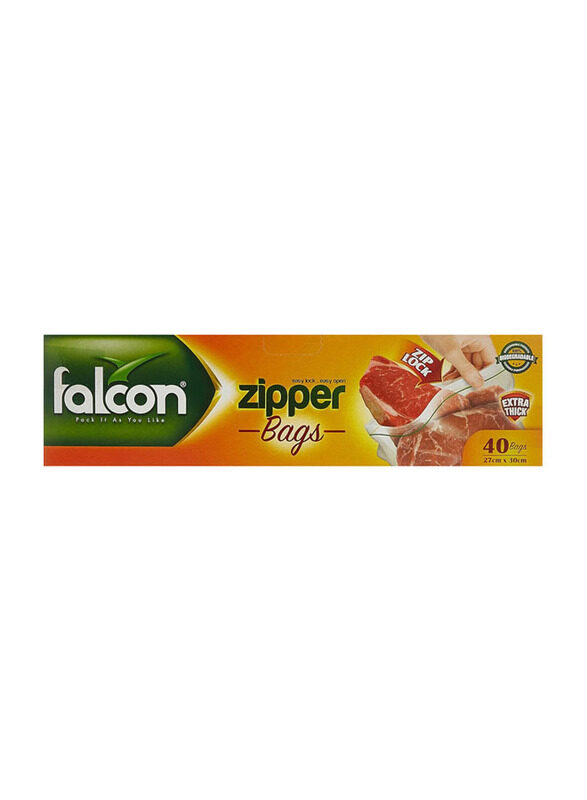 

Falcon Freezer Zipper Bag, 40 Bags