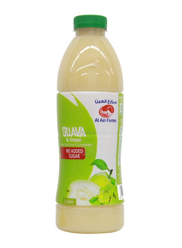 

Al Ain Farms Guava & Grape Nectar with No Added Sugar, 1 Liter