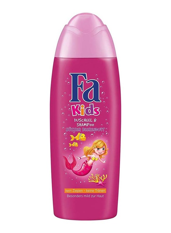 Fa 250ml Mermaid Kids Showergel & Shampoo, Pink
