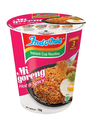 Indomie Mi Goreng Instant Cup Hot & Spicy Noodles, 70g
