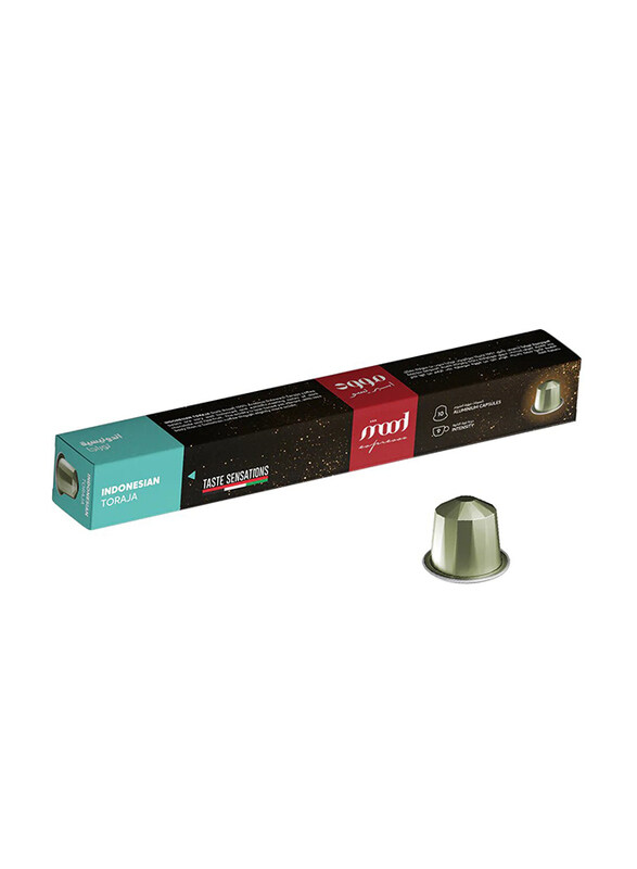 

Mood Indonesian Toraja 9 Intensity Coffee Capsules, 10 Capsules
