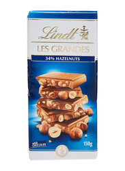 Lindt Les Grandes 34% Hazelnut Milk Chocolate, 150g