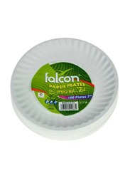 Falcon 9-inch 100-Piece Paper Plate, White