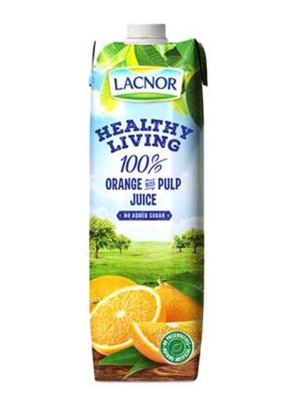 

Lacnor Healthy Living Orange with Pulp Juice Drink, 6 Pieces x 250ml