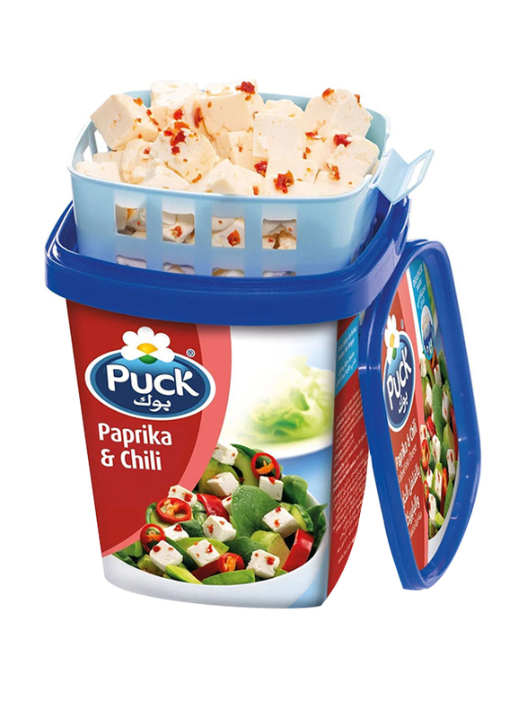 Puck Feta Cubes Paprika & Chilli, 430g