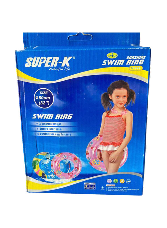 

L.t.r Super-K Sunshine Swimming Ring, SI366, 80cm, Multicolour