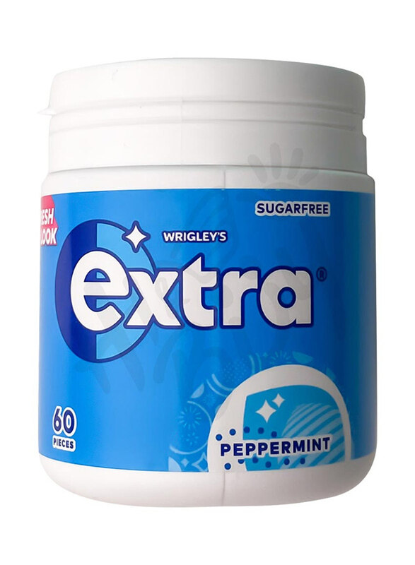 

Wrigley's Extra Peppermint Chewing Gum Bottle, 84g