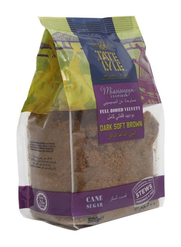 Tate & Lyle Dark Soft Brown Cane Sugar, 500g