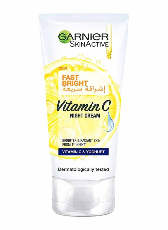 Garnier SkinActive Fast Bright Vitamin C Night Cream, 50ml