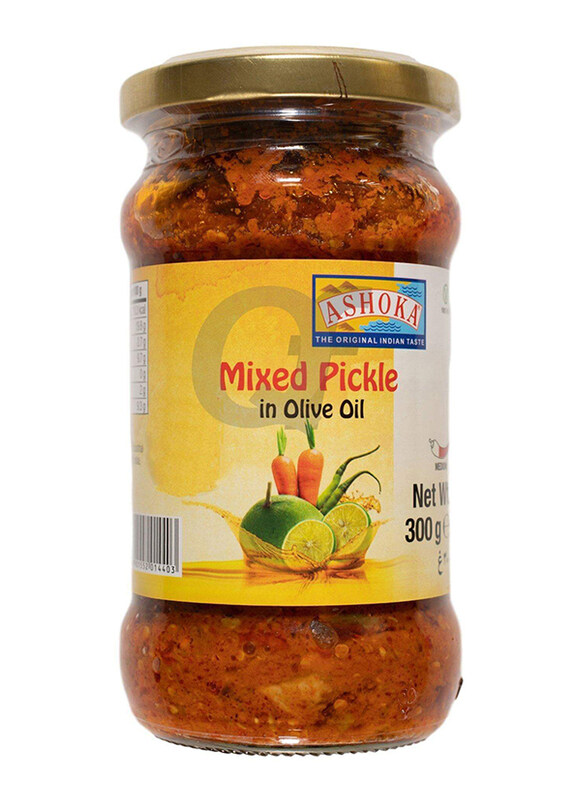 

Ashoka Mixed Pickle in Olive Oil, 300g