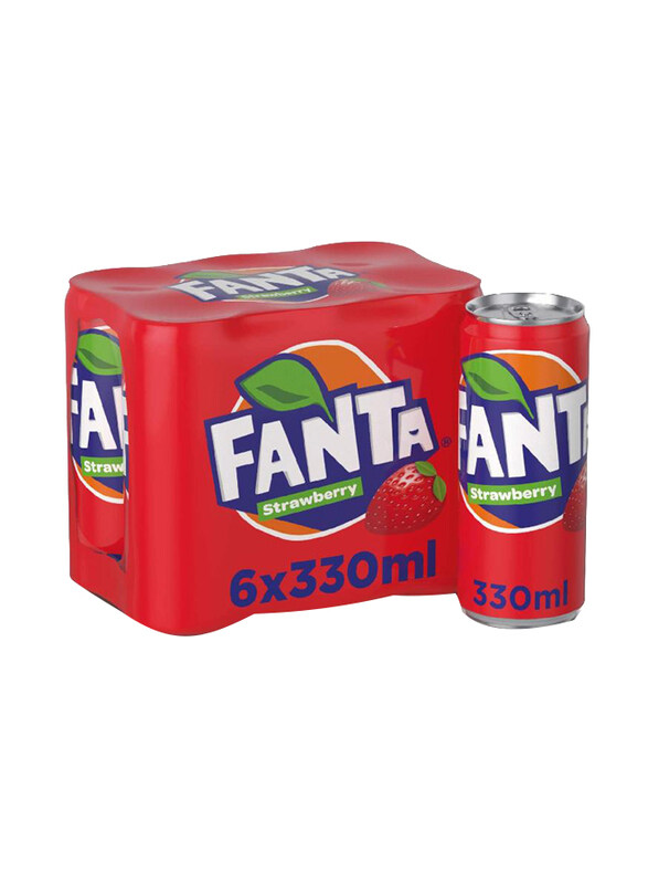 

Fanta Strawberry Can, 6 x 330 ml