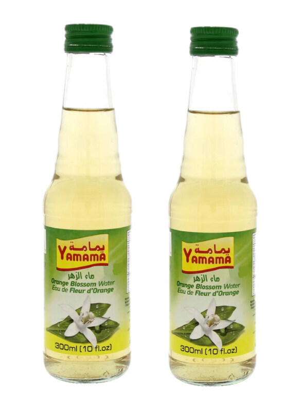 

Yamama Orange Blossom Flower Water, 2 x 300ml