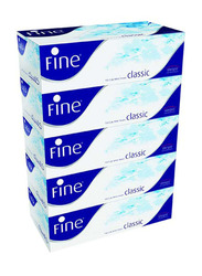 Fine Classic White Sterilized Tissues, 5 Boxes x 150 Sheets x 2Ply
