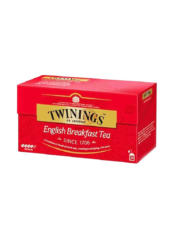 

Twinings English Breakfast Black Tea Bags, 25 Tea Bags