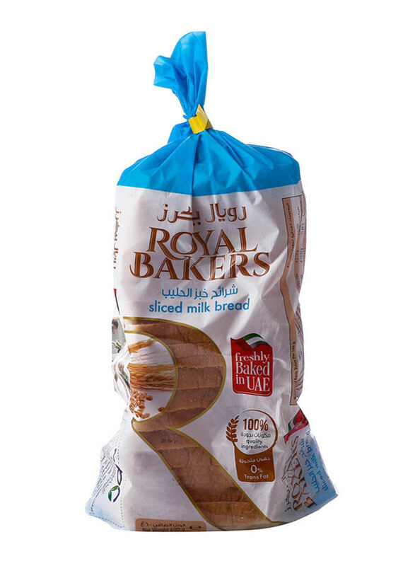 

Royal Bakers Sliced Milk Bread, Large, 600g