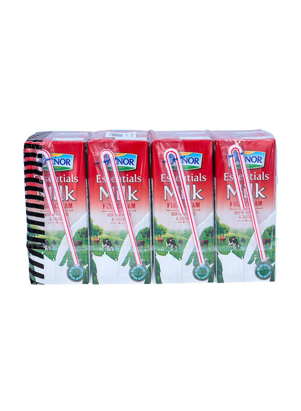 

Lacnor Full Fat Uht Milk, 8 Tetra Pack x 180ml