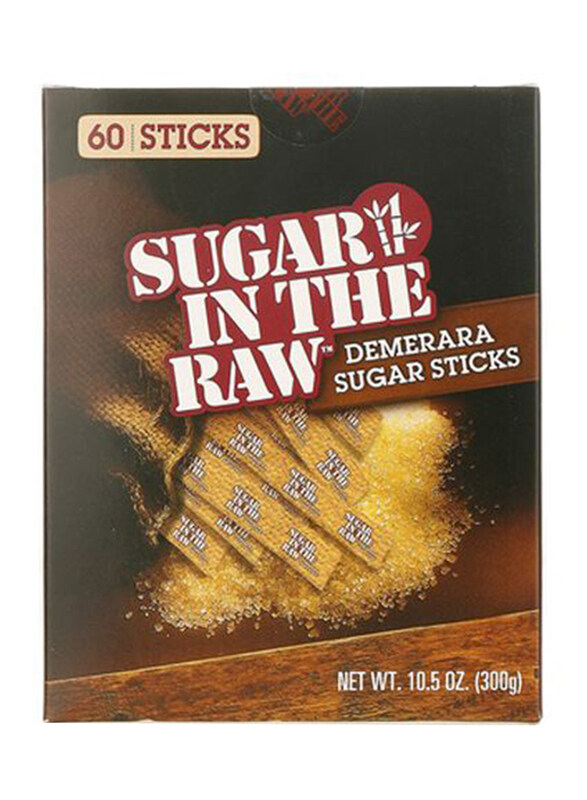 

Sugar In The Raw Demerara Sticks, 60 Sticks, 300g