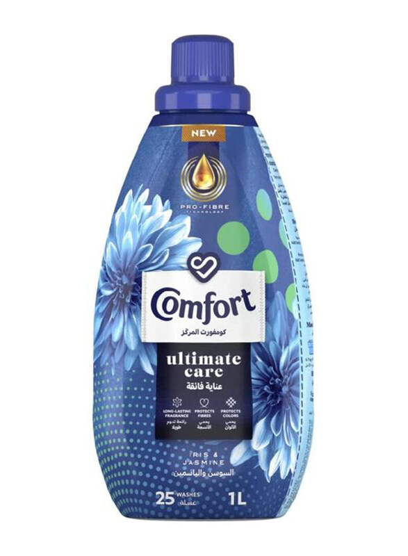 

Comfort Concentrated Iris and Jasmine Fabric Softener, 1 Liter