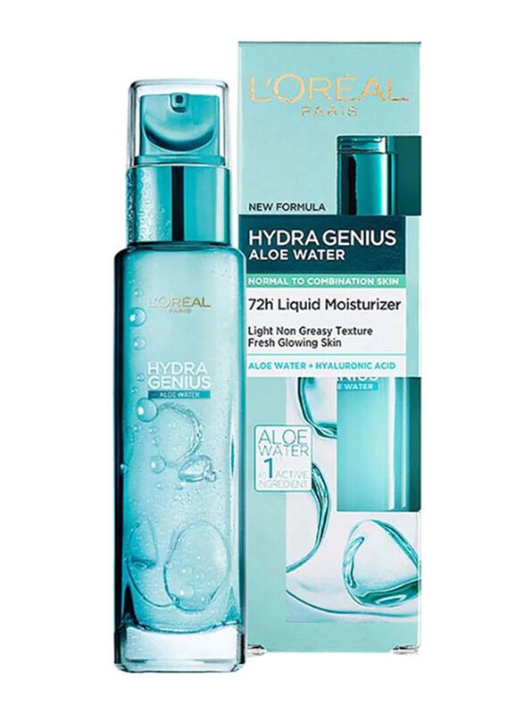 

L'Oreal Paris Hydra Genius Aloe Water 72h Liquid Moisturizer, 70ml