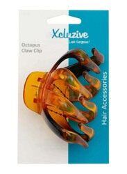 Xcluzive Octopus Claw Clip, Brown