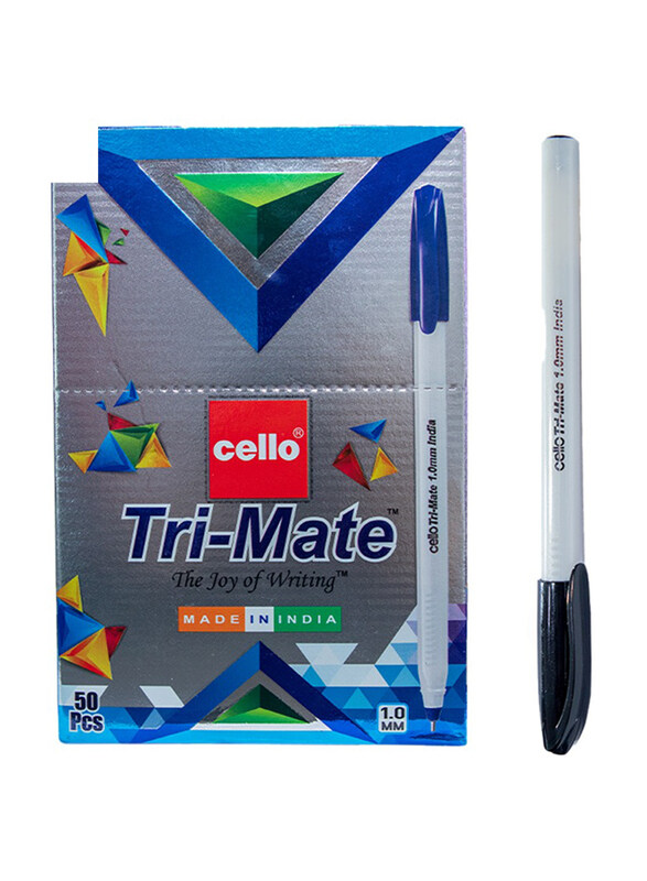 

Cello 50-Piece Tri Mate Pen Set, Black