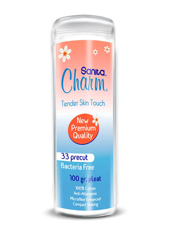 

Sanita Charm Beauty Touch Round Pads, White, 100gm