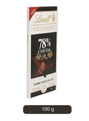 Lindt 78% Cocoa Excellence Dark Chocolate, 100g