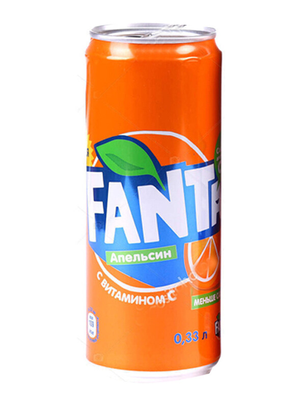 

Fanta Orange Soft Drink Can, 245ml