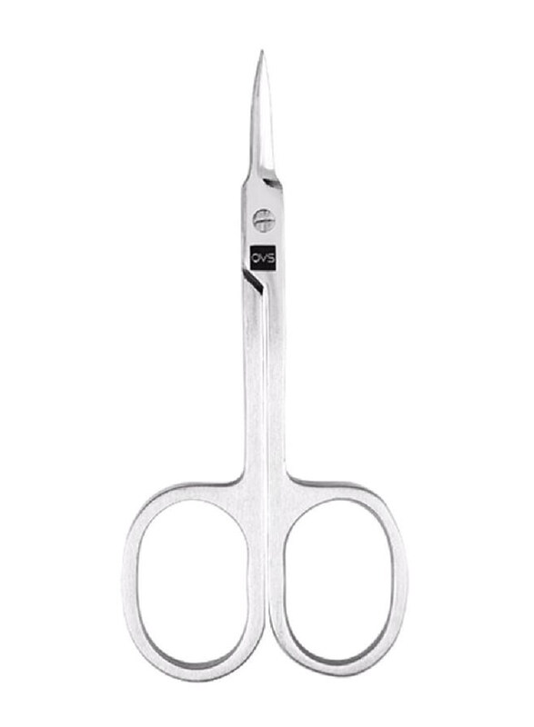 

QVS Curved Metro Cuticle Scissors, Silver