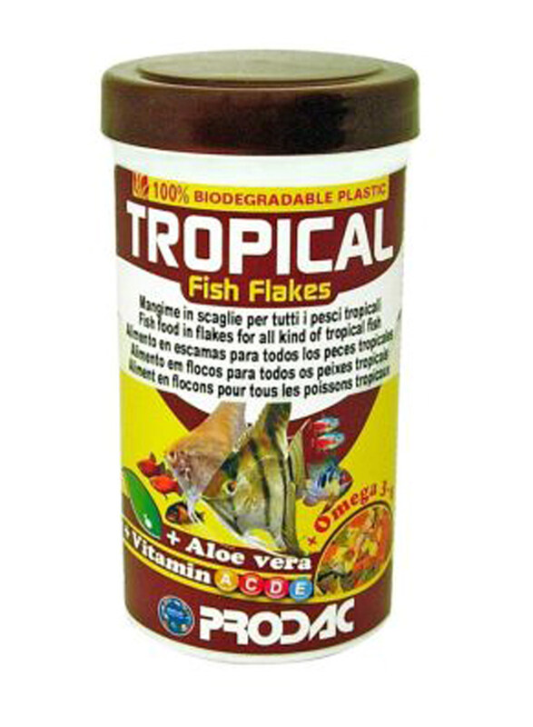 

Prodac Fish Food Flakes with Aloe Vera for Tropical Aquarium Fish, 20g