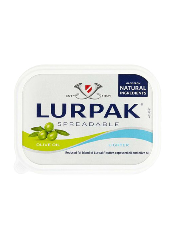 Lurpak Olive Oil Light Spreadable Butter, 250g